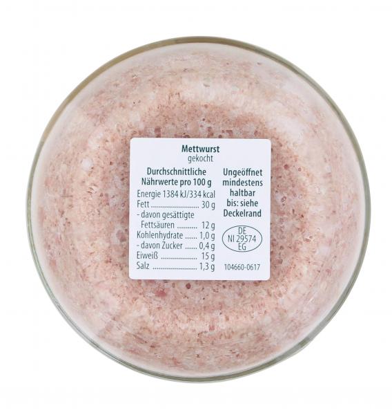 Müller's Mettwurst gekocht