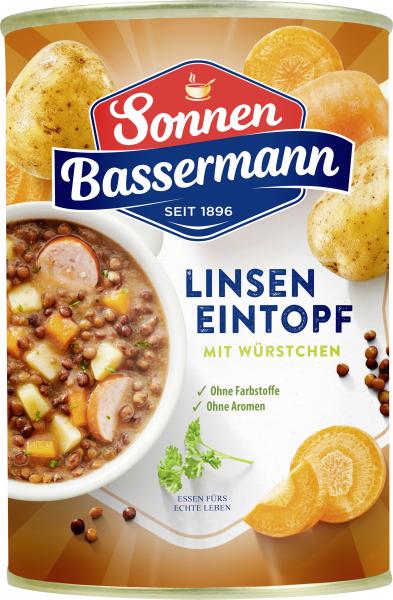Sonnen Bassermann Linsen Eintopf mit Würstchen