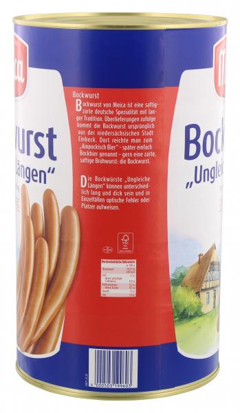 Meica Bockwurst Ungleiche Längen