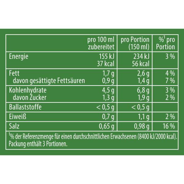 Knorr Quick Soup Spargel-Cremesuppe mit Knusper-Croûtons