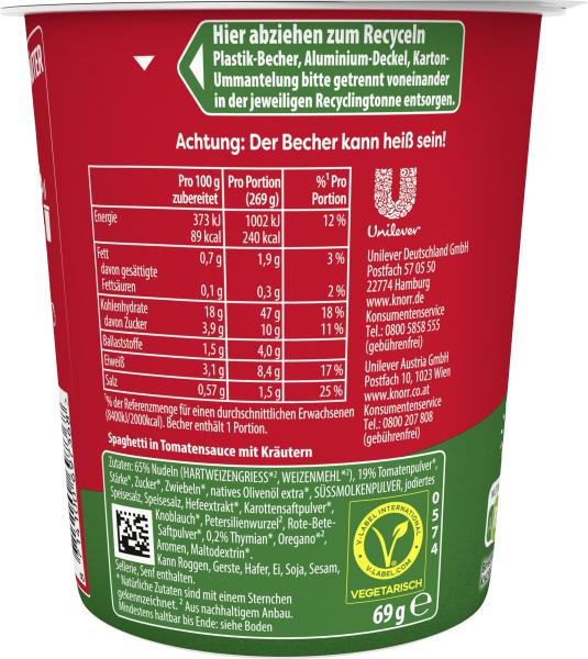 Knorr Pasta Pot Tomate & Kräuter