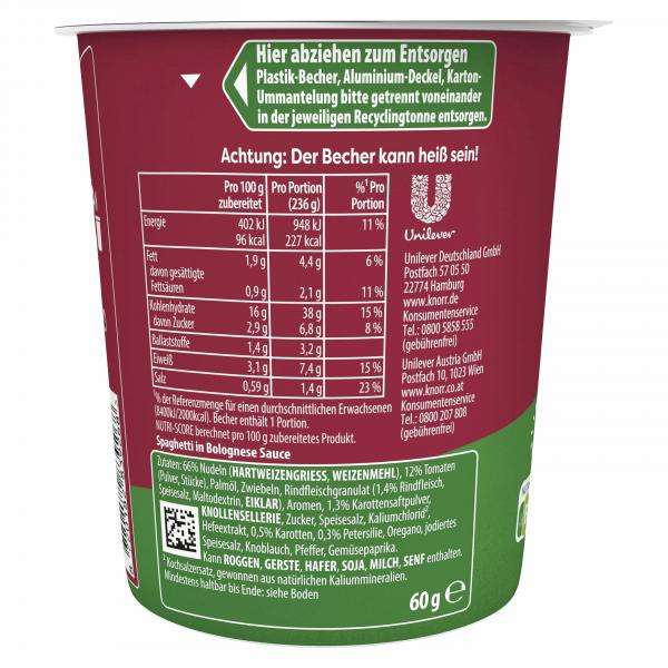 Knorr Pasta Pot Bolognese