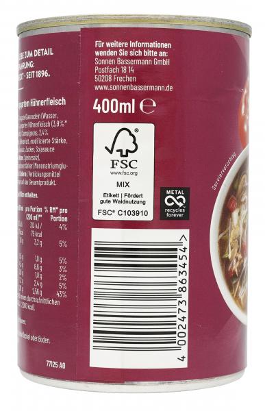 Sonnen Bassermann Bihunsuppe