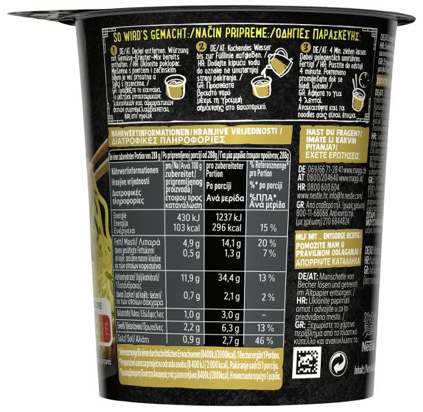 Maggi Magic Asia Noodle Cup Curry