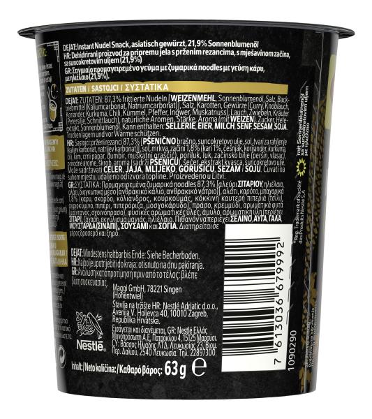 Maggi Magic Asia Noodle Cup Curry