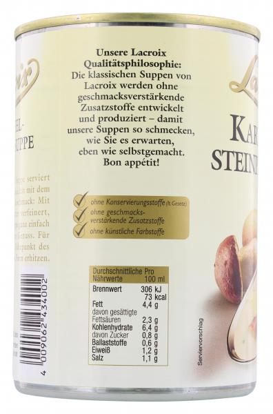 Lacroix Kartoffel-Steinpilz-Suppe