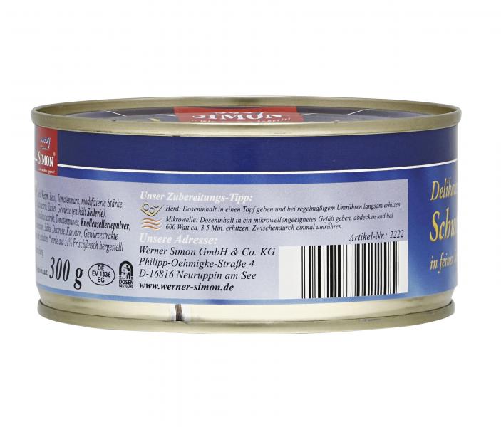 Simon Delikatess Schweinegulasch in feiner Sauce