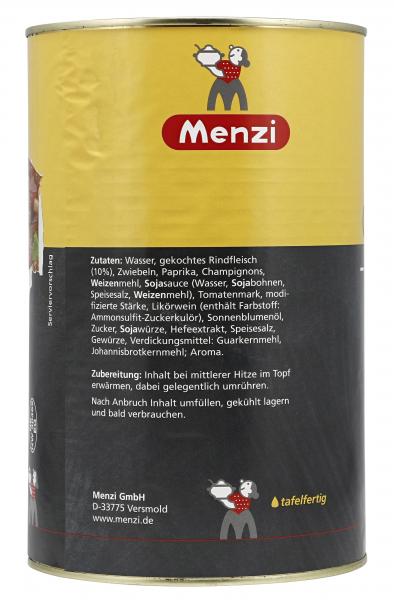 Menzi Kessel Gulasch-Suppe
