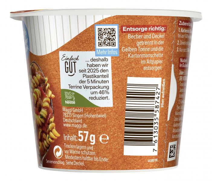 Maggi 5 Minuten Terrine Gulaschtopf Ungarischer Art