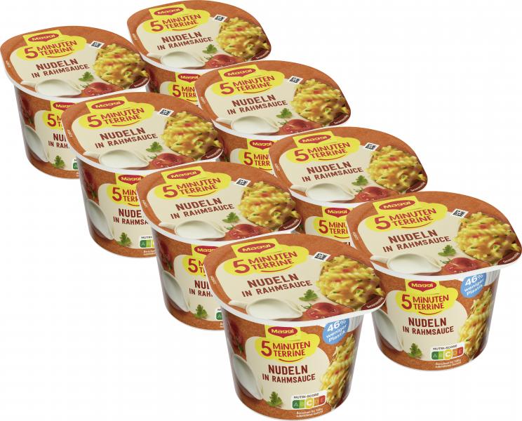 Maggi 5 Minuten Terrine Nudeln in Rahmsauce