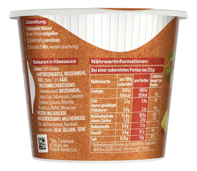 Maggi 5 Minuten Terrine Makkaroni & Käse