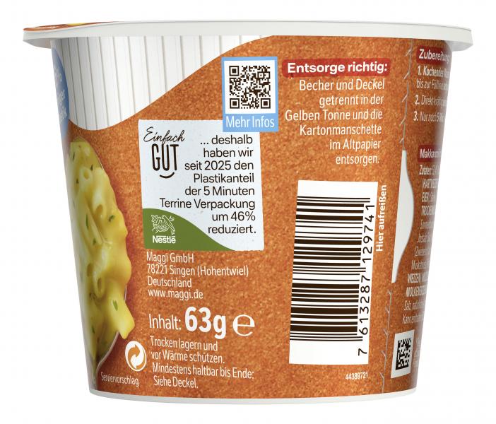 Maggi 5 Minuten Terrine Makkaroni & Käse