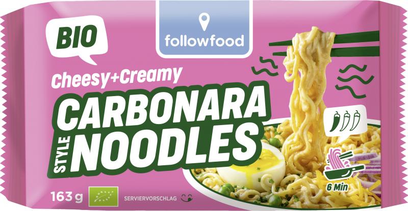 followfood Bio Cheesy+Creamy Carbonara Noodles