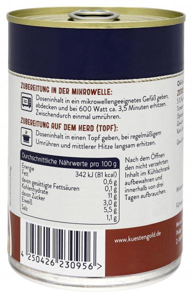 Küstengold Chili sin Carne