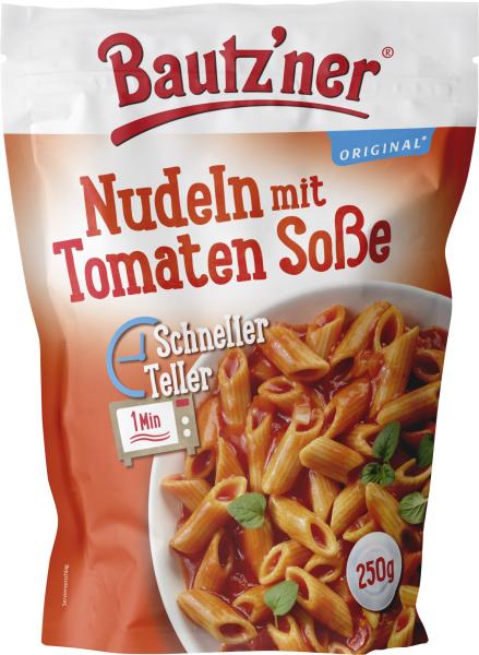 Bautz'ner Schneller Teller Nudeln mit Tomatensoße
