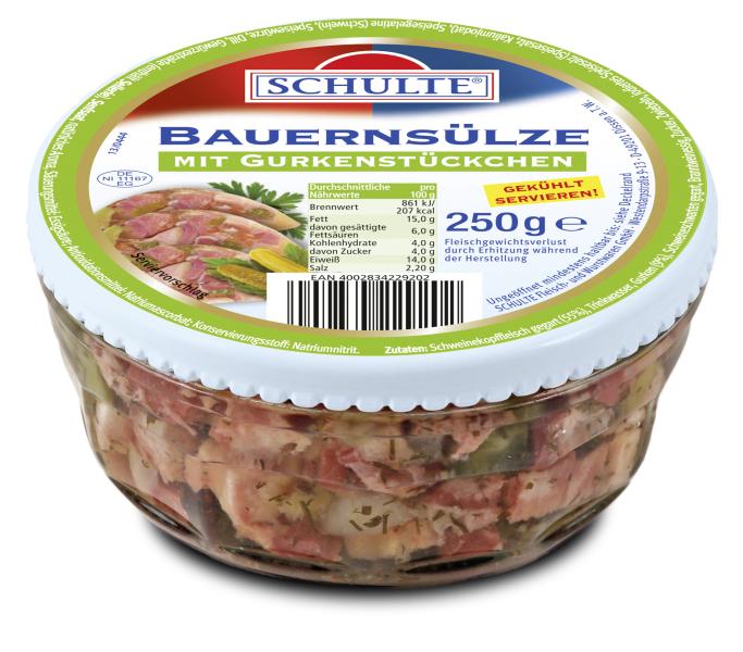 Schulte Bauernsülze mit Gurkenstückchen