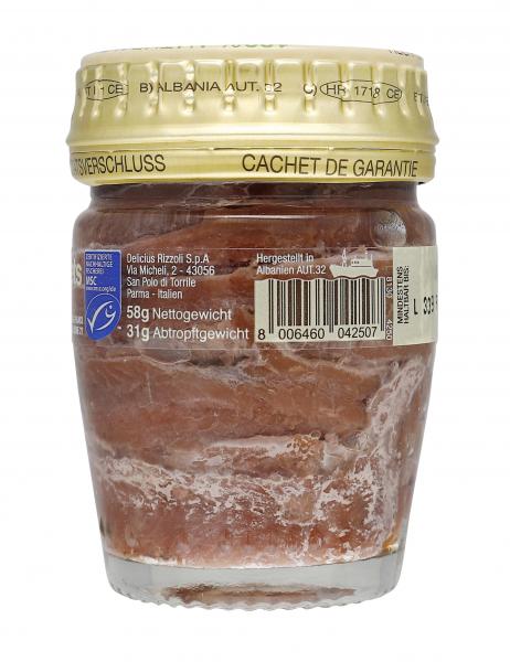 Delicius Sardellenfilets in Olivenöl