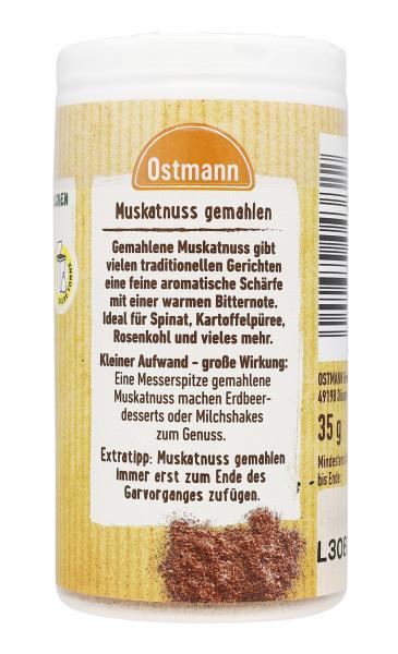 Ostmann Muskatnuss gemahlen