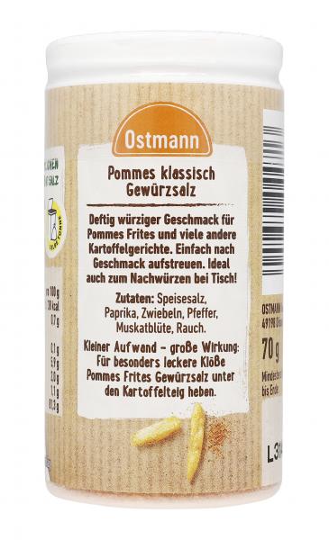 Ostmann Pommes Gewürzsalz klassisch