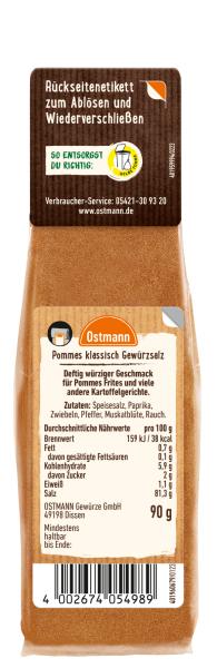 Ostmann Pommes Gewürzsalz klassisch