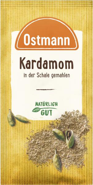 Ostmann Kardamom in der Schale gemahlen