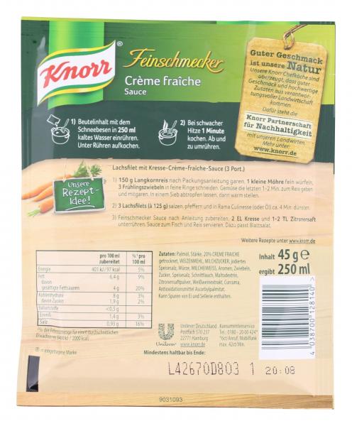 Knorr Feinschmecker Creme Fraîche Sauce