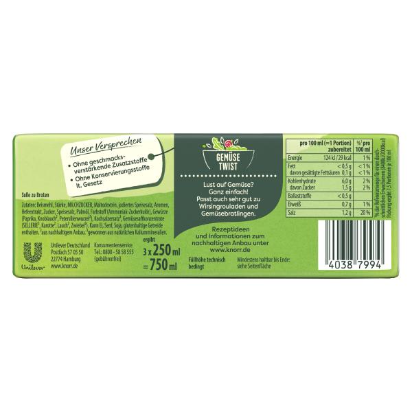 Knorr Soße zu Braten