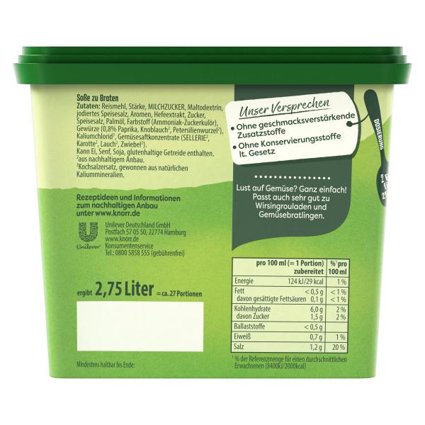 Knorr Soße zu Braten