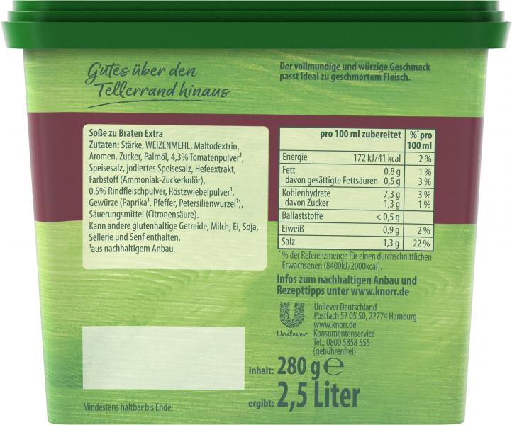 Knorr Soße zu Braten extra