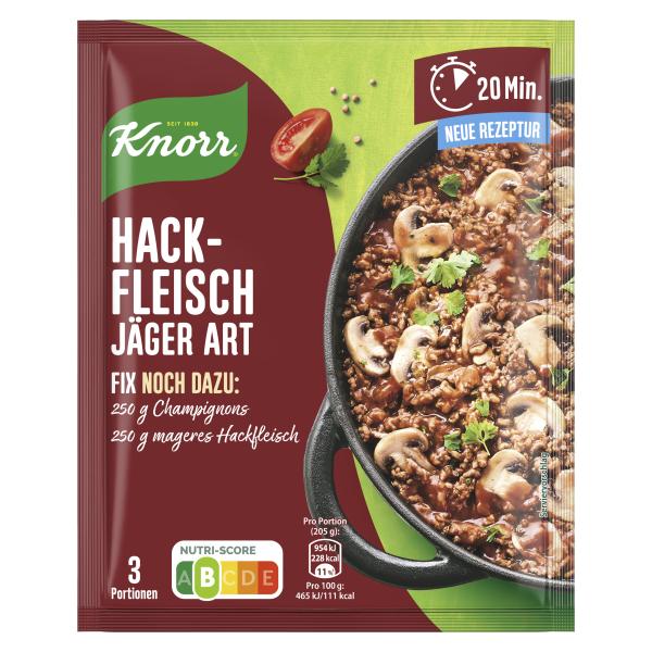 Knorr Fix Hackfleisch Jäger Art