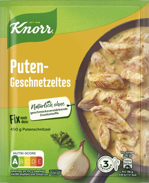 Knorr Fix Puten-Geschnetzeltes