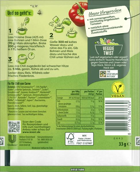 Knorr Fix Chili con Carne