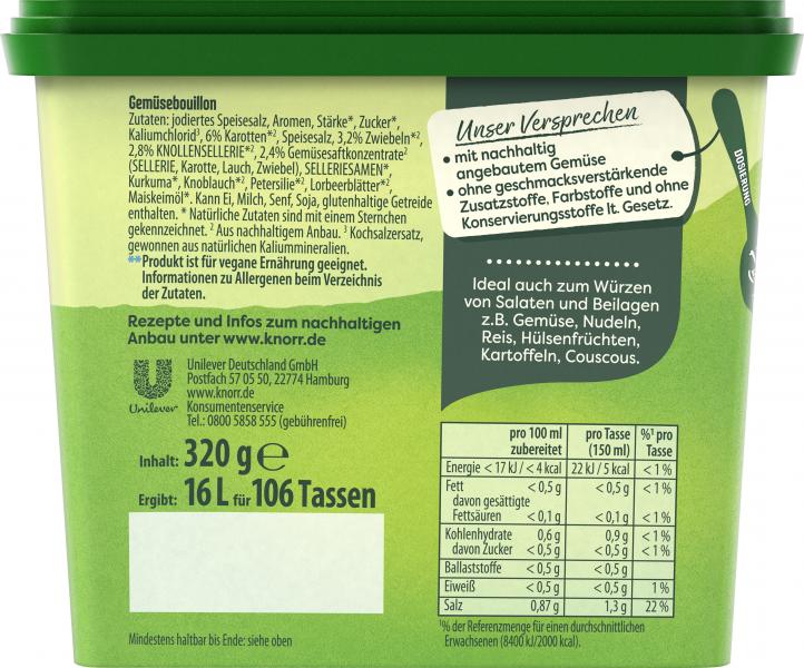 Knorr Gemüse Bouillon