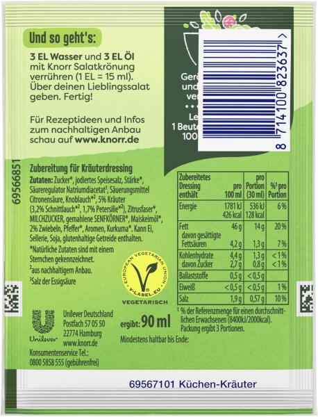 Knorr Salatkrönung Küchen-Kräuter