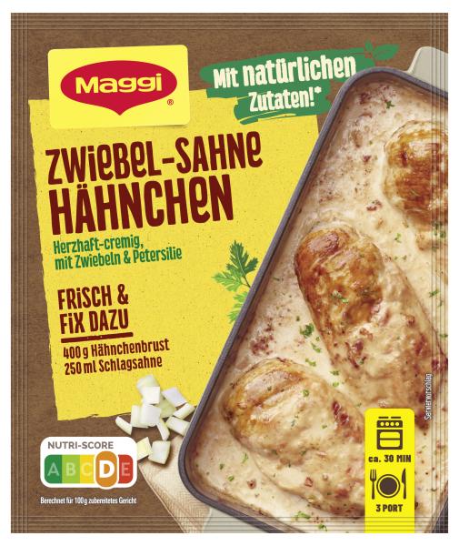 Maggi Fix Zwiebel Sahne Hähnchen
