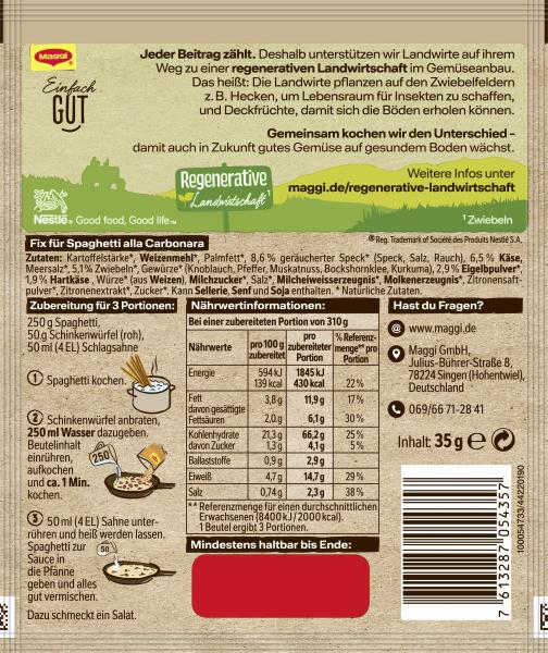 Maggi Fix Spaghetti Carbonara