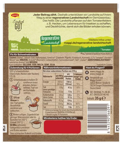 Maggi Fix Schweinebraten