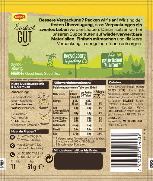 Maggi Guten Appetit Eiermuschel Schuppe