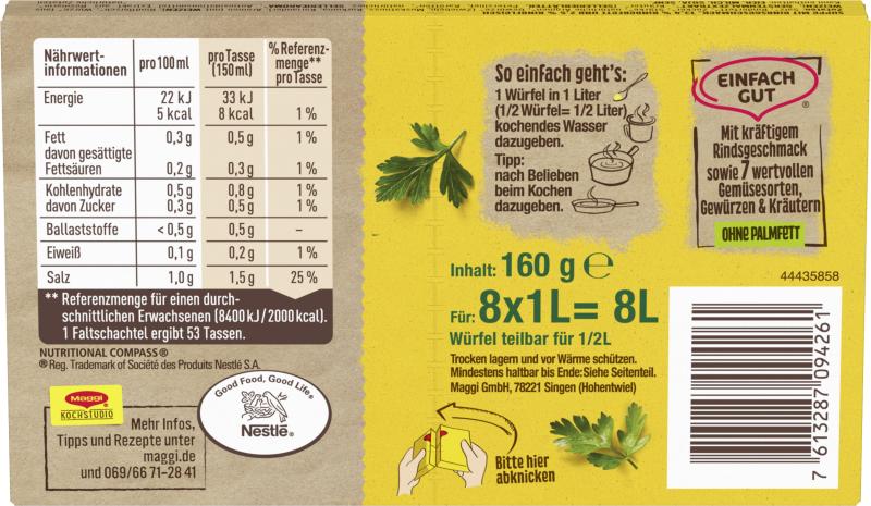 Maggi Klare Suppe Mit Rind