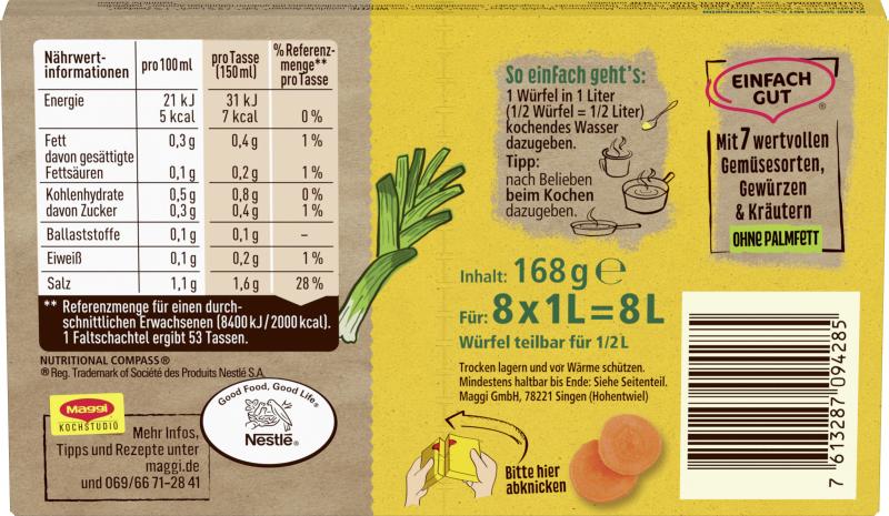 Maggi Klare Suppe mit Suppengrün