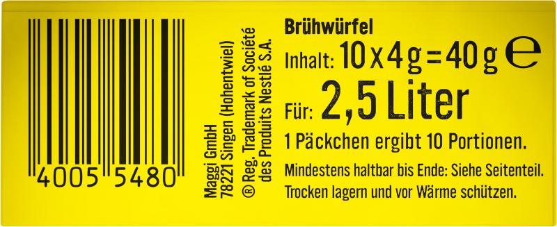 Maggi Brühwürfel Universalwürzmittel