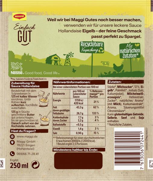 Maggi Für Genießer Sauce Hollandaise