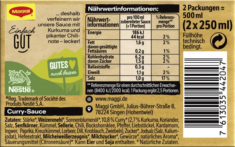 Maggi Currysauce