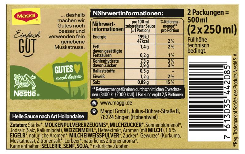 Maggi Sauce Hollandaise Multipack