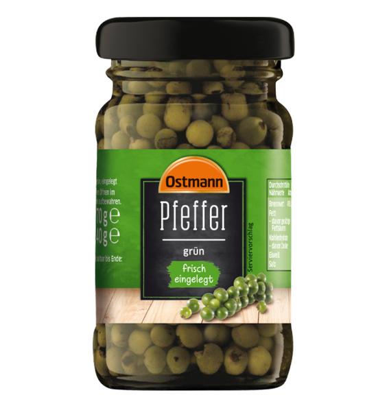 Ostmann Grüner Pfeffer frisch eingelegt