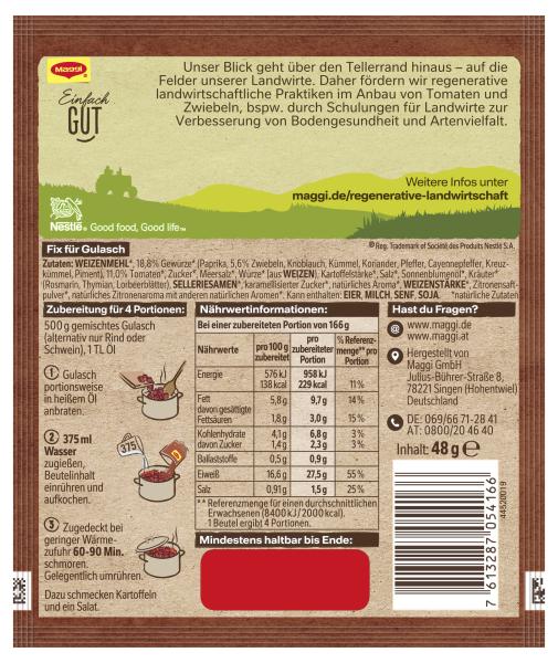 Maggi Fix Gulasch