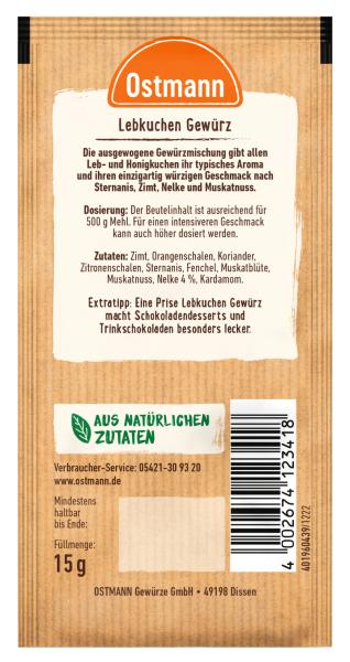 Ostmann Lebkuchen-Gewürz