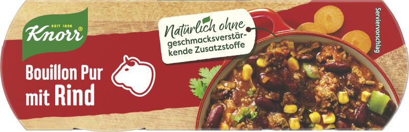 Knorr Bouillon Pur mit Rind