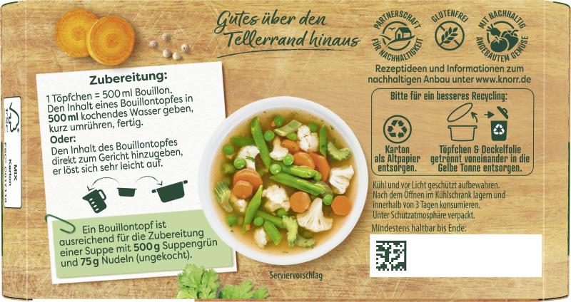 Knorr Bouillon Pur Gemüse
