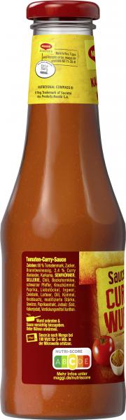 Maggi Internationale Würzsauce Sauce für Currywurst mit Chili